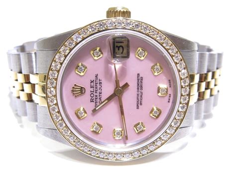 pink face watch rolex|rolex pink face with diamonds.